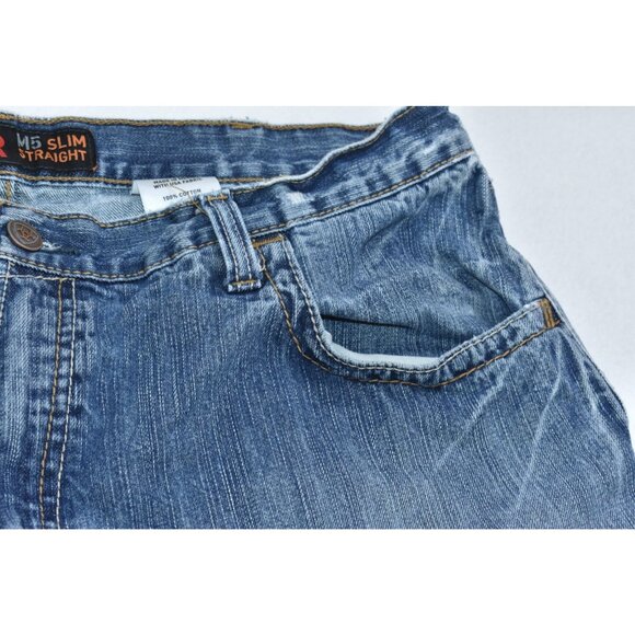 Ariat FR M5 Jeans Size 42x32 Blue Denim Slim Straight Flame Resistant -Flaws- - Picture 5 of 13